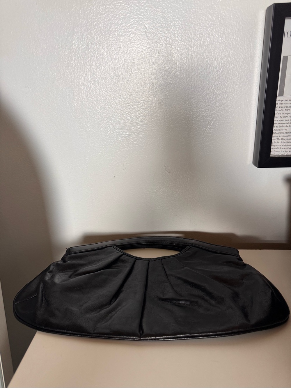 small black handbag
